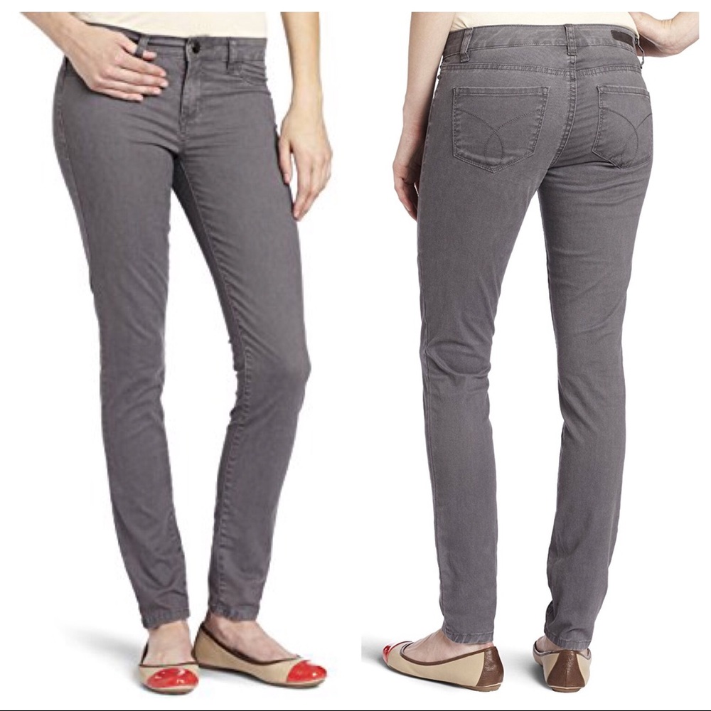NWT shadow grey Calvin Klein jean leggings